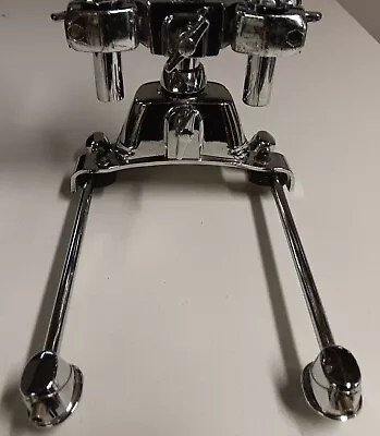 Mapex Saturn Pro Vintage Chrome Bass Drum Mount With Tom Arms For 20  Bass Drum. • $150