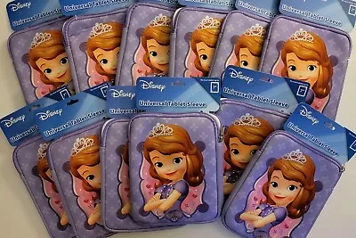 Set Of 12!! Princess 7  Universal Padded Tablet Sleeve! Great For Party Gifts! • $53.25