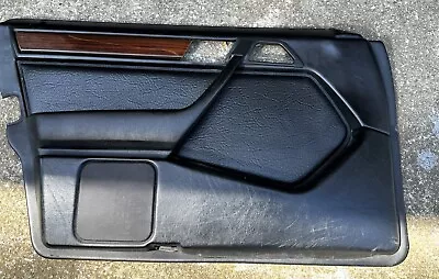 94-95  Mercedes Benz E Class W124 Door Panel Cover Interior Front Black Left Oem • $149