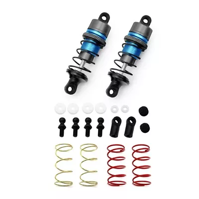 1/10 1Pair Of Metal Hydraulic Shock Absorbers RC Remote Control Car Flat3729 • $25.06