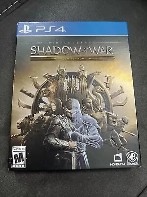 Middle-earth: Shadow Of War Gold Edition (Sony PlayStation 4 2017) Tested • $16