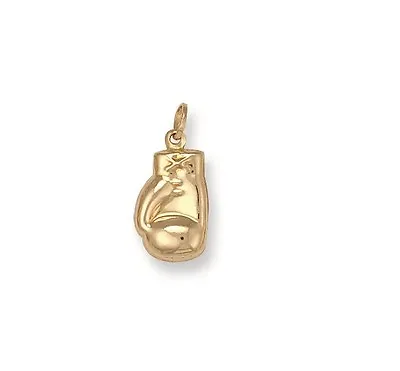 375 9ct Yellow Gold Boxing Glove Pendant - Single Or Double - Fully Hallmarked • £49.90