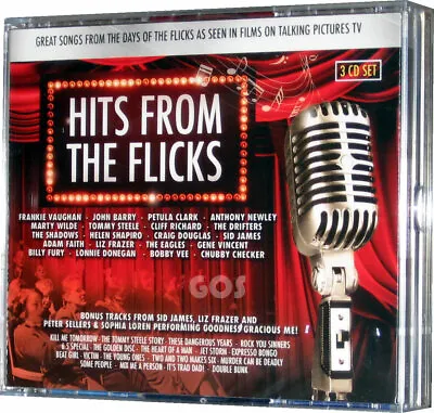 £19.95 • Buy Hits From The Flicks 1950s And 1960s Songs Cliff Richard Tommy Steele 3 CD New