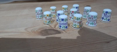 £10 • Buy Thimbles Collectable  Set Of 12 Months Of The Year, China