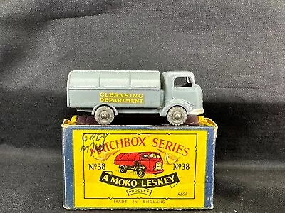 Matchbox Moko Lesney 38a Karrier Refuse Collector No Guides - Nmib • $25.49