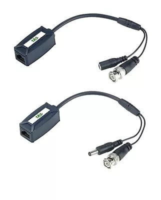 Analog CCTV Balun Video & Power Transceiver Over One CAT5 Cable • $22.95