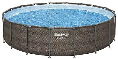 Bestway Large 18' X 48  Above Ground Pool Set Ladder Filter Pump Cover  • $578.99