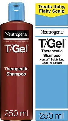 Neutrogena T/Gel Therapeutic Shampoo | Treats Itchy Flaky Scalp Dandruff - 250ml • £15.99