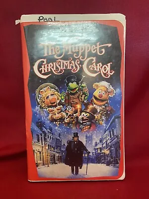 The Muppet Christmas Carol Walt Disney VHS Video Tape Movie Clamshell • $1.99