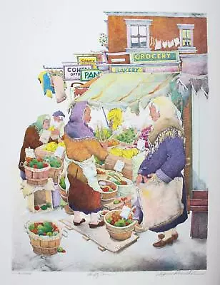 $600 • Buy Seymour Rosenthal, Thrifty Corner, Lithograph, Signed And Numbered In Pencil