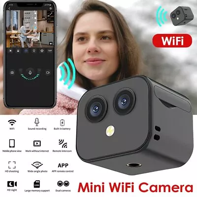 4k Wifi Mini Wireless Camera IP Home Security DVR Night Vision HD 1080P Dual Cam • $23.99