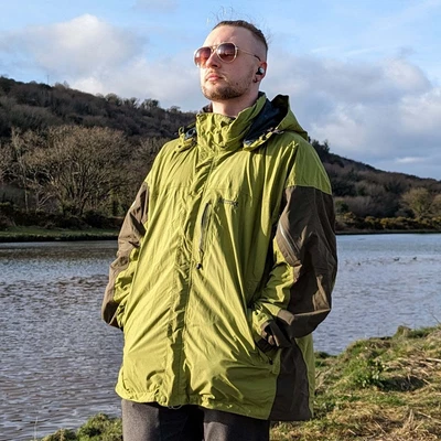 £30 • Buy Marmot Green Full Zip Windbreaker Rain Jacket Men Size 2XL