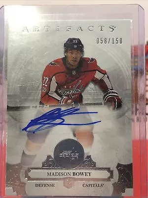 2017 Artifacts Rookie Madison Bowey Auto Capitals • $5