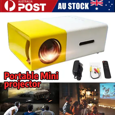 Mini Projector HDMI LED HD 1080P Home Cinema Portable Pocket Projector Party AU • $29.50