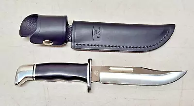 Vintage Buck USA NO. 119 Fixed Blade Hunting Skinning Knife W/ Sheath • $59.99