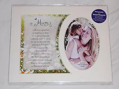 Mum Keepsake Photo Frame Mount Gift Present Mothers Day Memento Birthday • £3.99