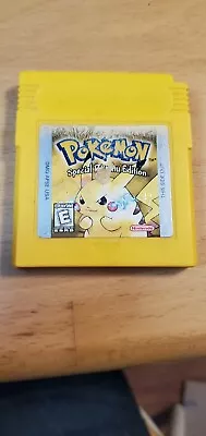 Pokemon Special Edition Yellow Authentic Cartridge Nintendo GameBoy Tested • $54.99