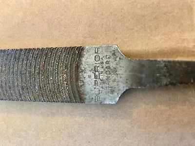 Superior Standard Half Round Rasp File Made In USA 15” Long 1.25” Wide • $13.99