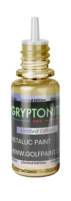 Gryptonite Golf Club Paint Metallic Gold Limited Edition 10ml Bottle Club Head • £6.95
