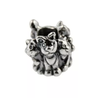 Authentic Trollbeads Sterling Silver 11354 Family Of Kittens :1 • $20.50