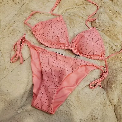 Bikini Set Versace Pink Swimsuit • $195