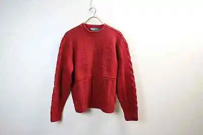The Hand Knit Sweater By Ralph Lauren Men's Large In Red • $70