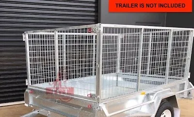 $555 • Buy 8x5x3 (ft) TRAILER CAGE HOT DIP GALVANISED CAGE 2400x1540mm INTERNAL 900mm HIGH