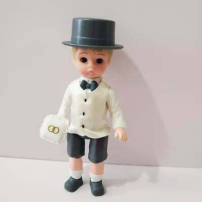 McDonalds Madame Alexander Doll Ring Bearer 2003 Figure Cake Topper 5  Jointed • $5.94