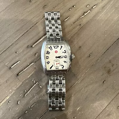 MICHELE Mini Urban Stainless Steel Women's Wrist Watch. Needs Battery! • $195