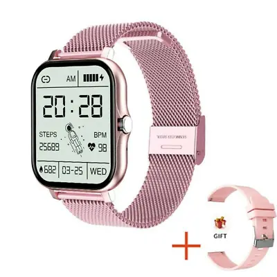 $47 • Buy 2023 Smart Watch Women Men Heart Rate For IPhone Android Bluetooth-Pink