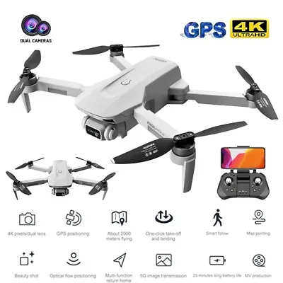 2022 4DRC F8 GPS UAV RC Quadcopter With 4K HD WiFi FPV Camera Brushless • $144.57