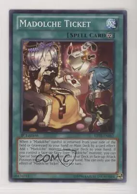 2012 Yu-Gi-Oh! - Abyss Rising 1st Edition Madolche Ticket #ABYR-EN061 4y7 • $1.23