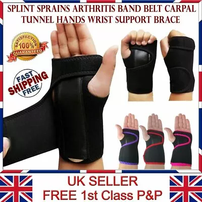 £4.99 • Buy LTGPRO Wrist Support Neoprene Brace Splint Carpal Tunnel Sprain Strain Arthritis