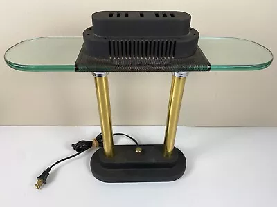 VTG 80s Robert Sonneman Halogen Desk Bankers Lamp George Kovacs Memphis Style • $58.88