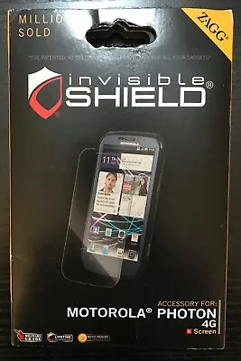 LOT Of 2 Zagg InvisibleShield Screen Protector For Motorola PHOTON 4G NEW IN BOX • $6.76