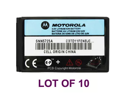 10 Motorola SNN5725A OEM Battery Lot T720 T731 T721 ROKR E1 T722i T725 V810 E310 • $14.95