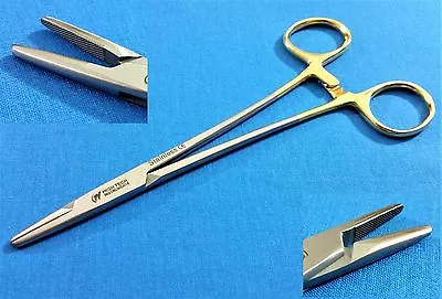 Mayo Hegar Needle Holder 7  With Cross Serrated Tungsten Carbide Inserts • $14.99