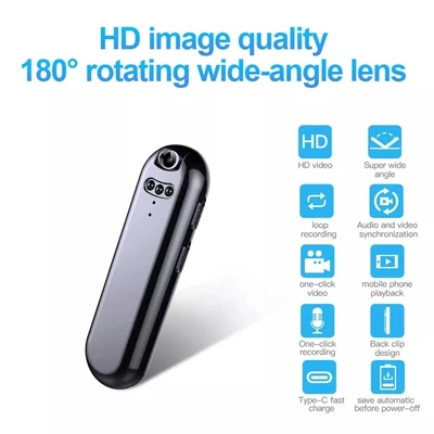 £29.64 • Buy 1080P HD Mini Spy Hidden Pocket Pen Camera Security Audio Video Recorder DVR Cam