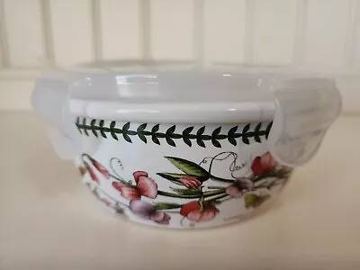 Portmeirion Botanic Garden  Storage Jar With Plastic Lids Sweet Pea & Butterfly • $21.91