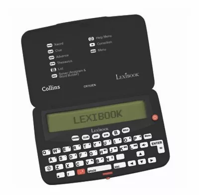 LEXIBOOK Collins CR753EN Electronic Crossword Solver Spellcheck Game • £35