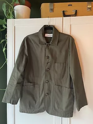 Universal Works Bakers Jacket Dark Olive Twill XS Rare Size • £20.08