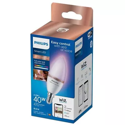 Led Lamp Philips Wiz 49 W E14 470 Lm NEW • $37.54