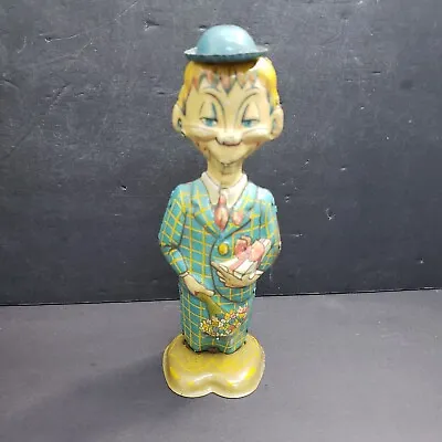 1939 MARX TIN WIND UP MORTIMER SNERD TOY CHARLE MCCARTHY FIGURE Original 1 Cent • $8.50