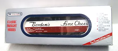 Vintage Williams O Train Bordens Fine Cheese Frieght Car #3273 In Box • $15