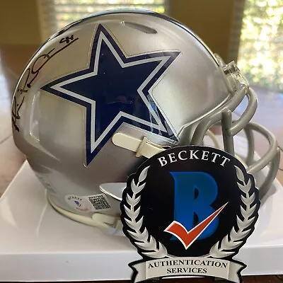 Michael Irvin Signed Autographed Dallas Cowboys Mini Helmet Beckett • $10
