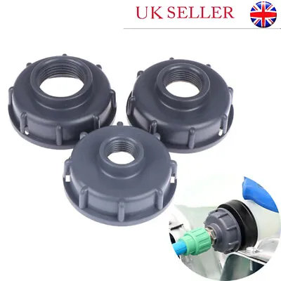 IBC Tank Adapter Connector Tap Hose Adaptor Hoze Cap Water Outlet Connection UK • £5.97