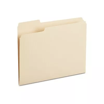 MyOfficeInnovations File Folders 1/3 Cut Letter Size Manila 100/Box 116749 • $16.53