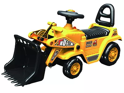 £37.95 • Buy Childrens Large Bulldozer Digger Ride On Toy Push Along Truck Role Play Yd1004