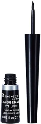 Rimmel London Exaggerate Liquid Eyeliner Black 2.5 Ml • £4.45