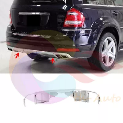 👉 Chrome Rear Bumper Guard Sill Plate For Mercedes X164 GL450 500 550 10-12 • $478.50